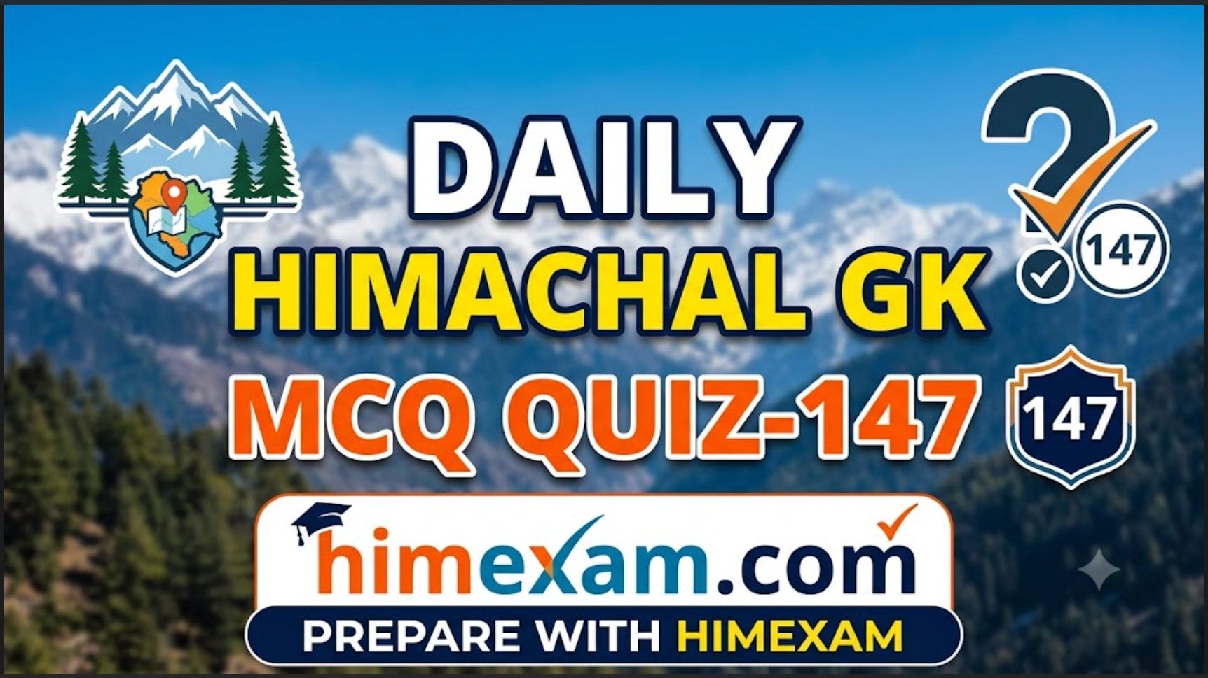 Daily Himachal GK MCQ Quiz-147