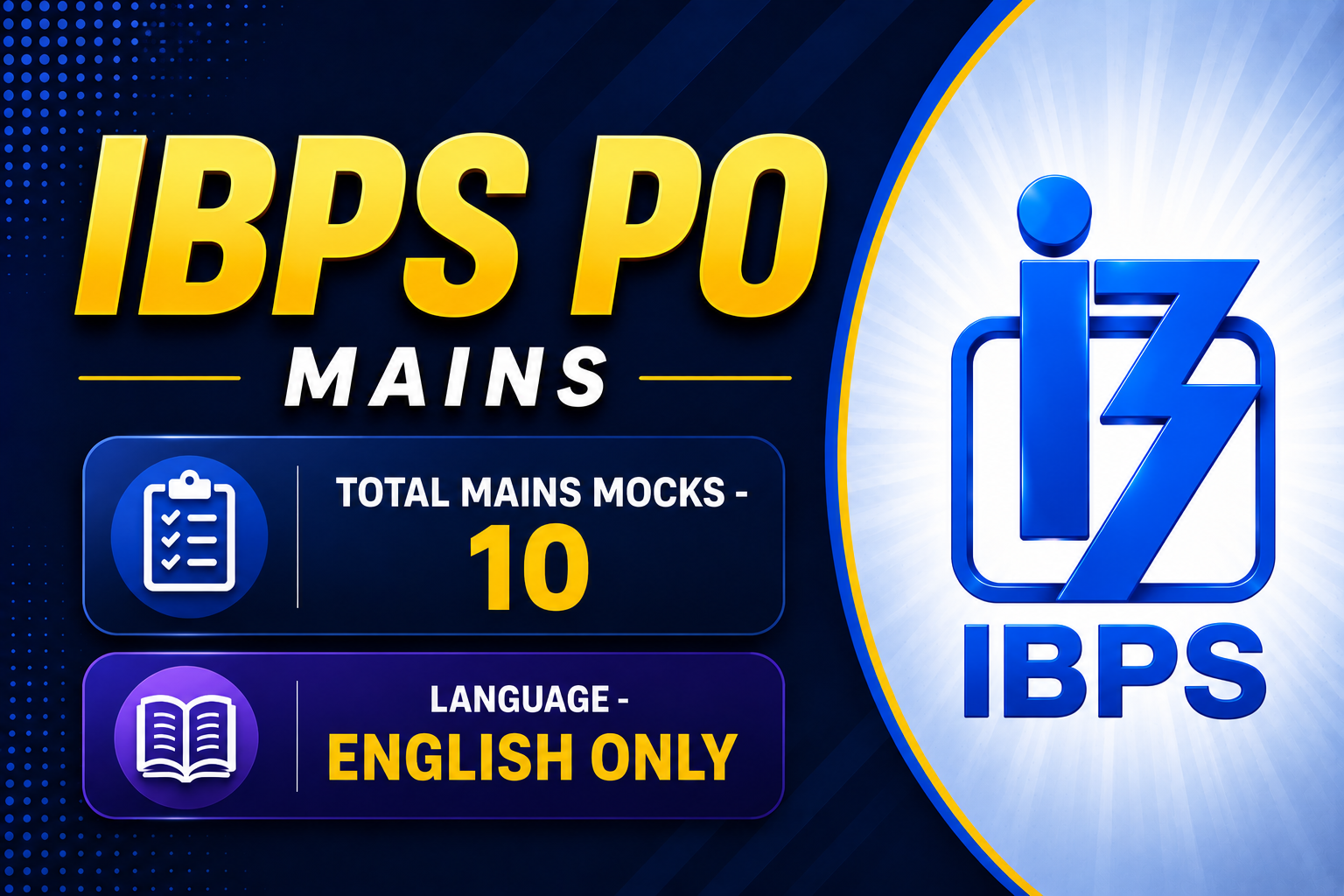 IBPS PO MAINS (2026-27)