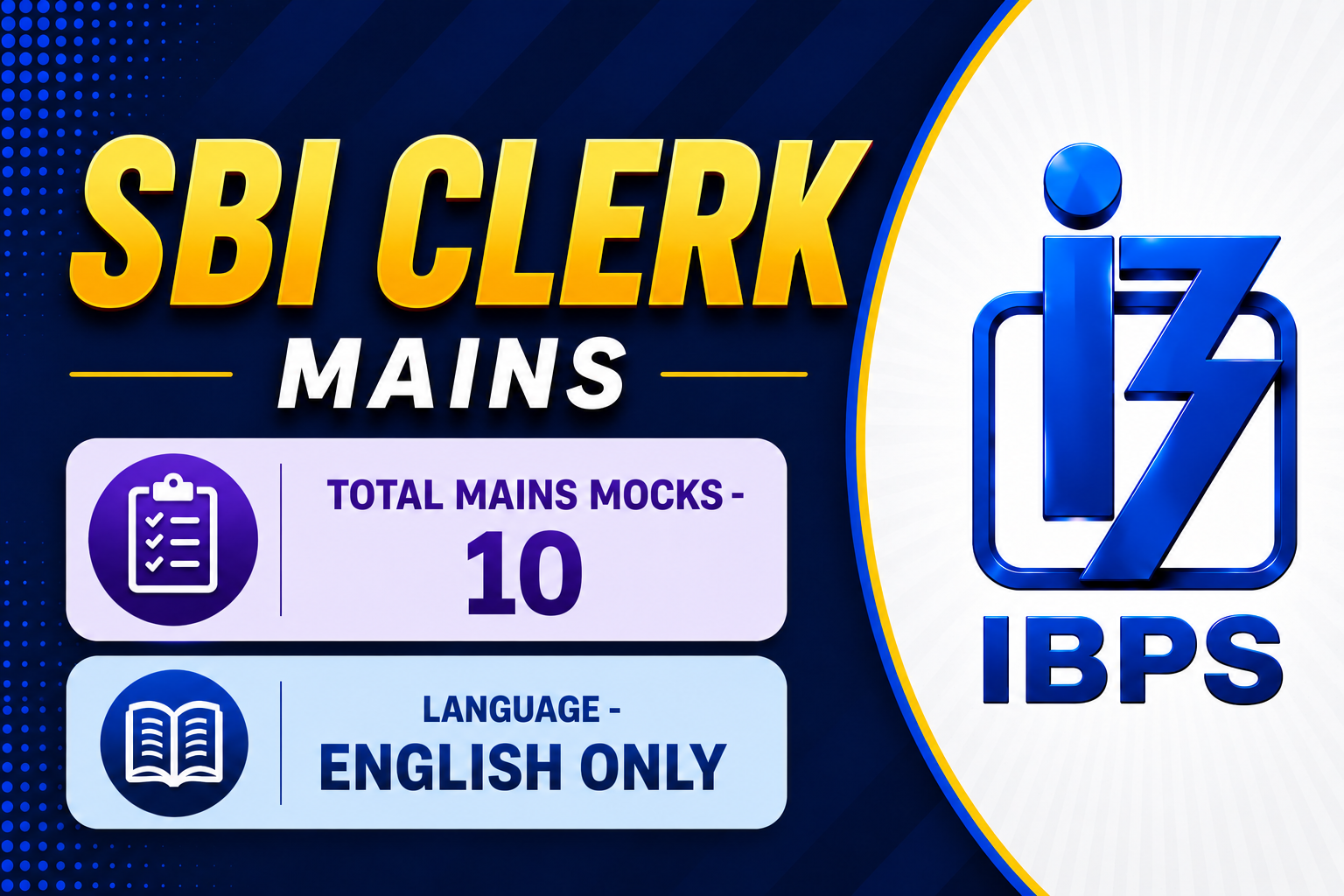 SBI CLERK MAINS (2026-27)