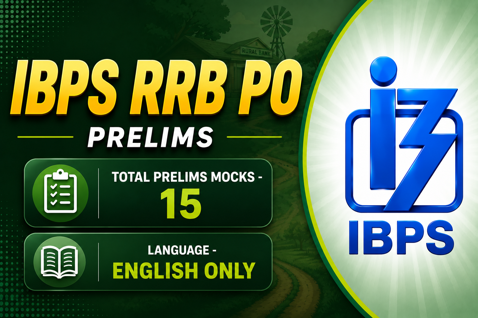 IBPS RRB PO PRELIMS (2026-27)