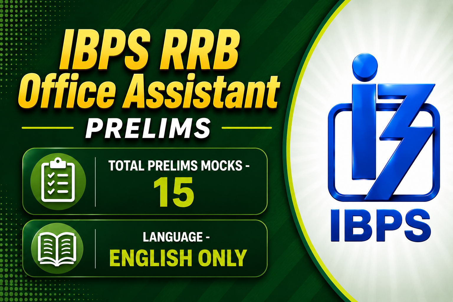 IBPS RRB ASSISTANT PRELIMS (2026-27)