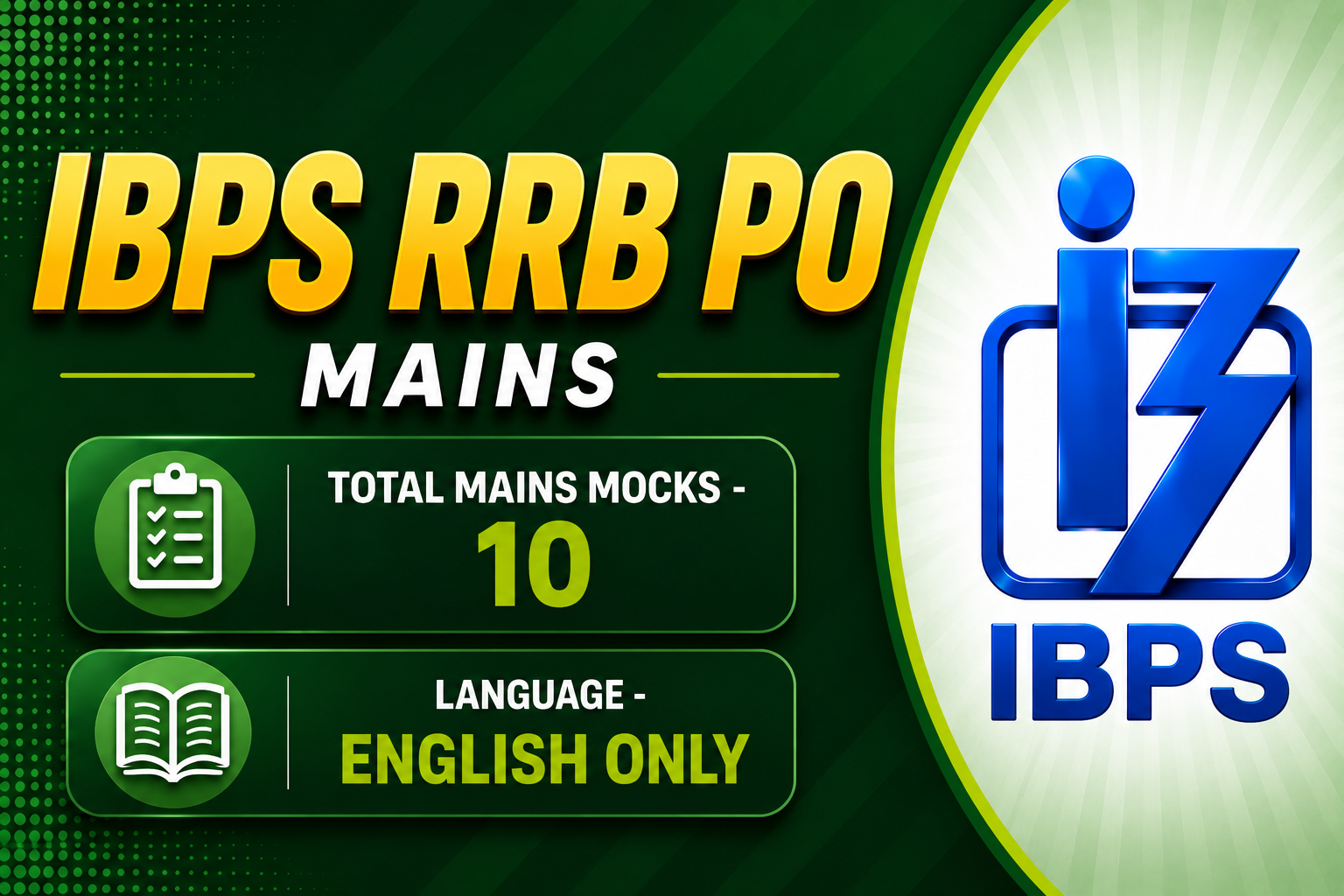 IBPS RRB PO MAINS (2026-27)