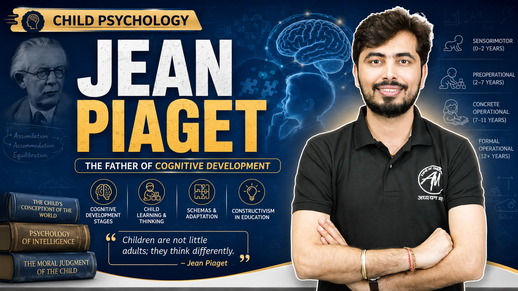 Jean Piaget Part-1 | By Rohit Sir