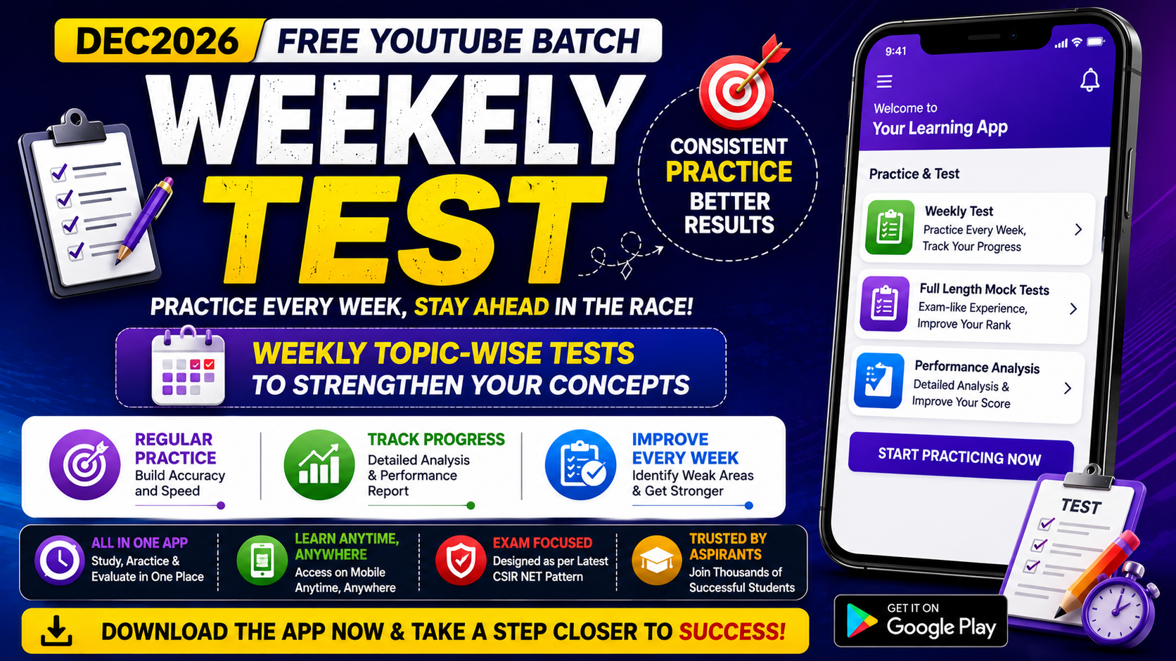 Weekly TEST DEC -2026