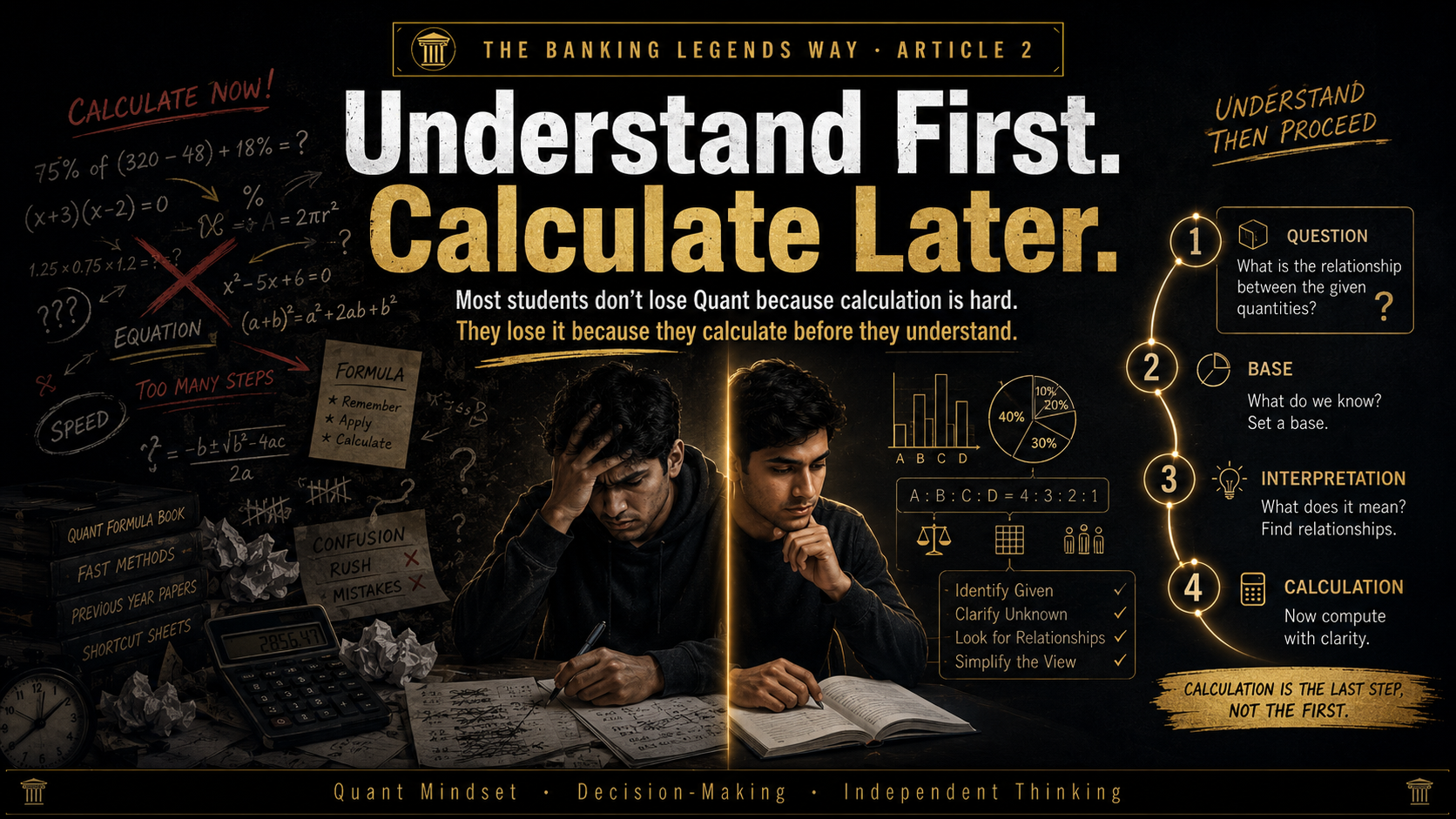 पहले समझो। Calculation बाद में करो। | Hinglish