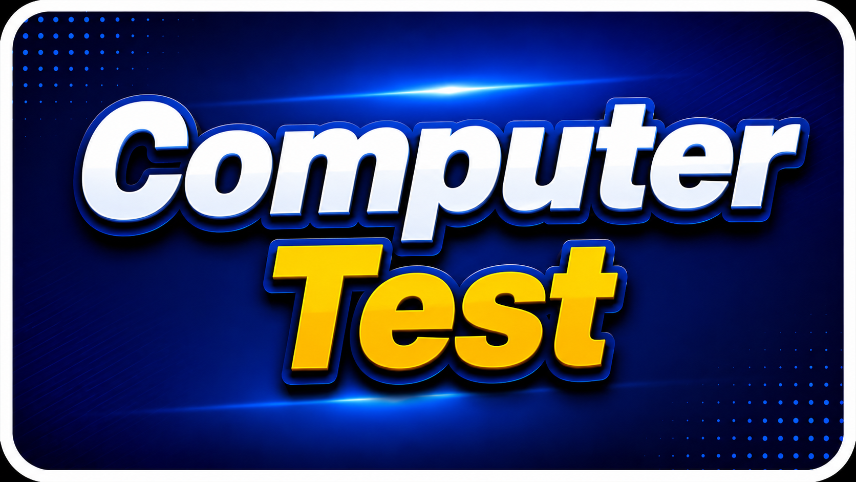 COMPUTER CERTIFICATION TEST