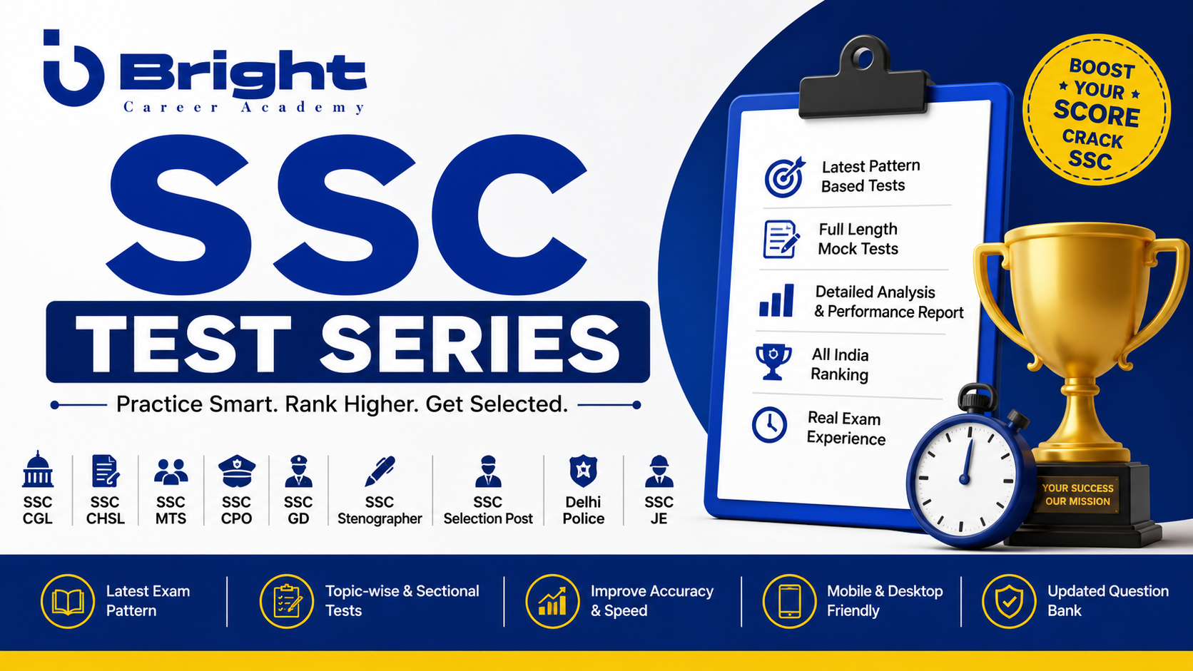 Bright SSC Test Series 100+