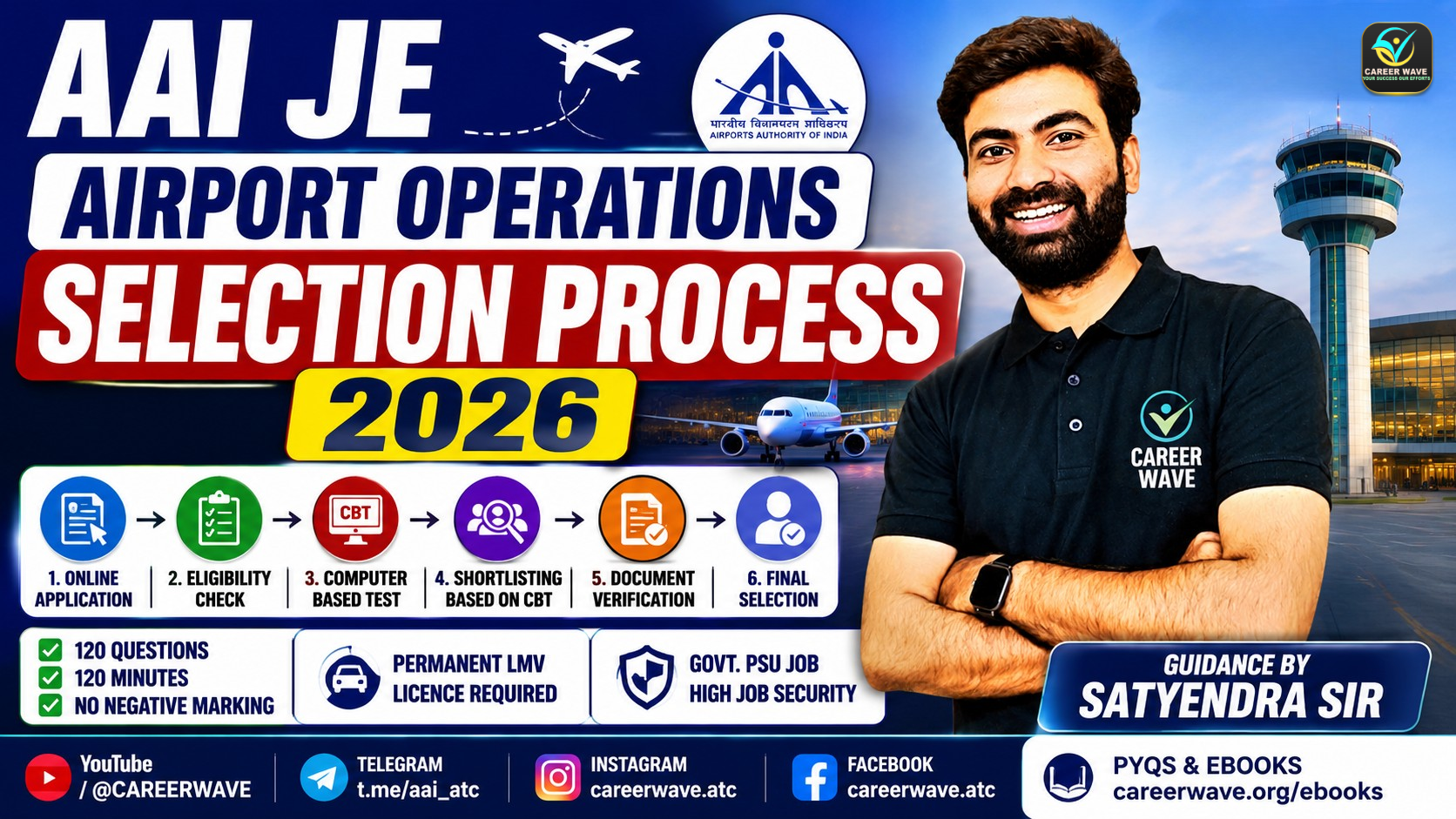 AAI JE Airport Operations Selection Process 2026