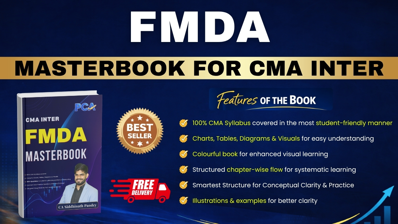 FMDA Master Book | CMA Inter by CA Siddhinath Pandey