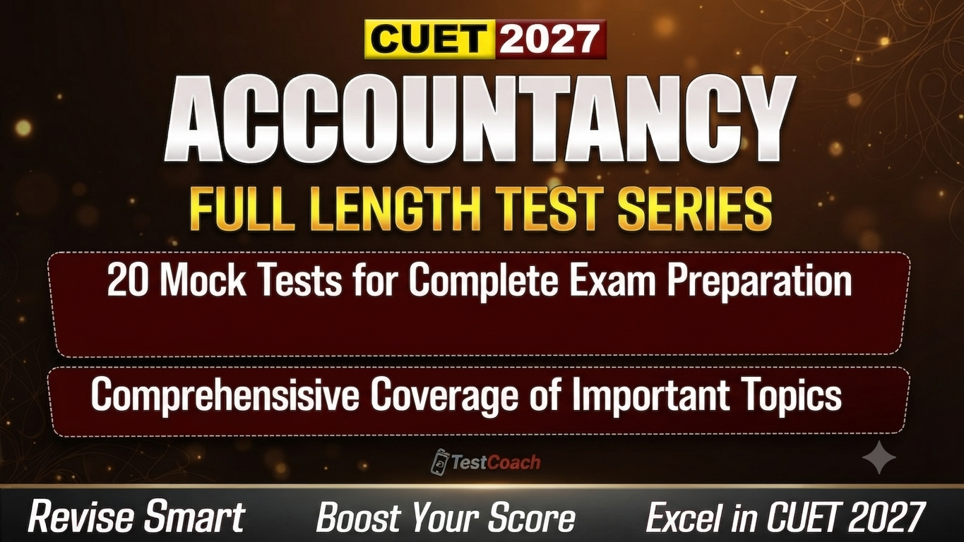 CUET 2027 Accountancy Rank Booster Test Series