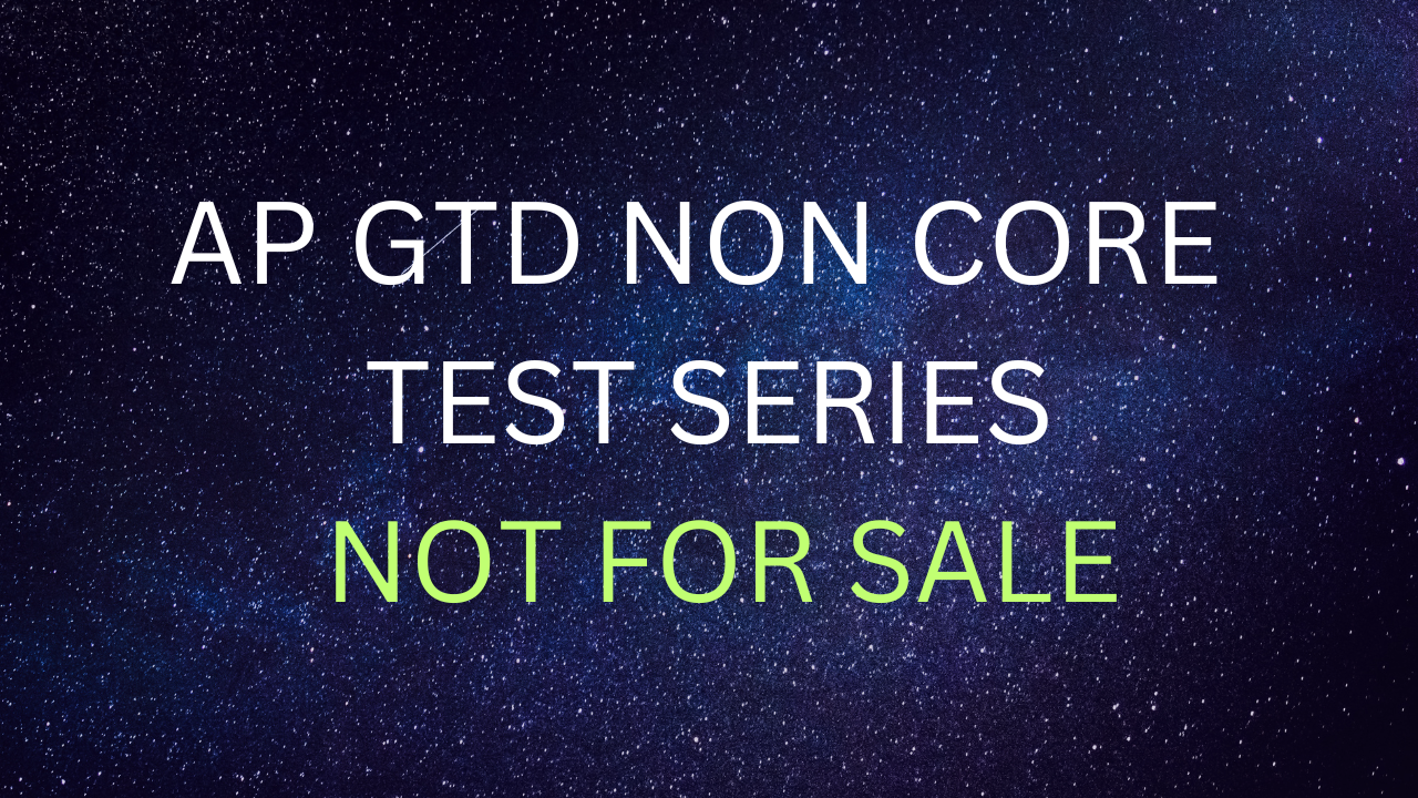 AP GTD NON CORE TEST SERIES