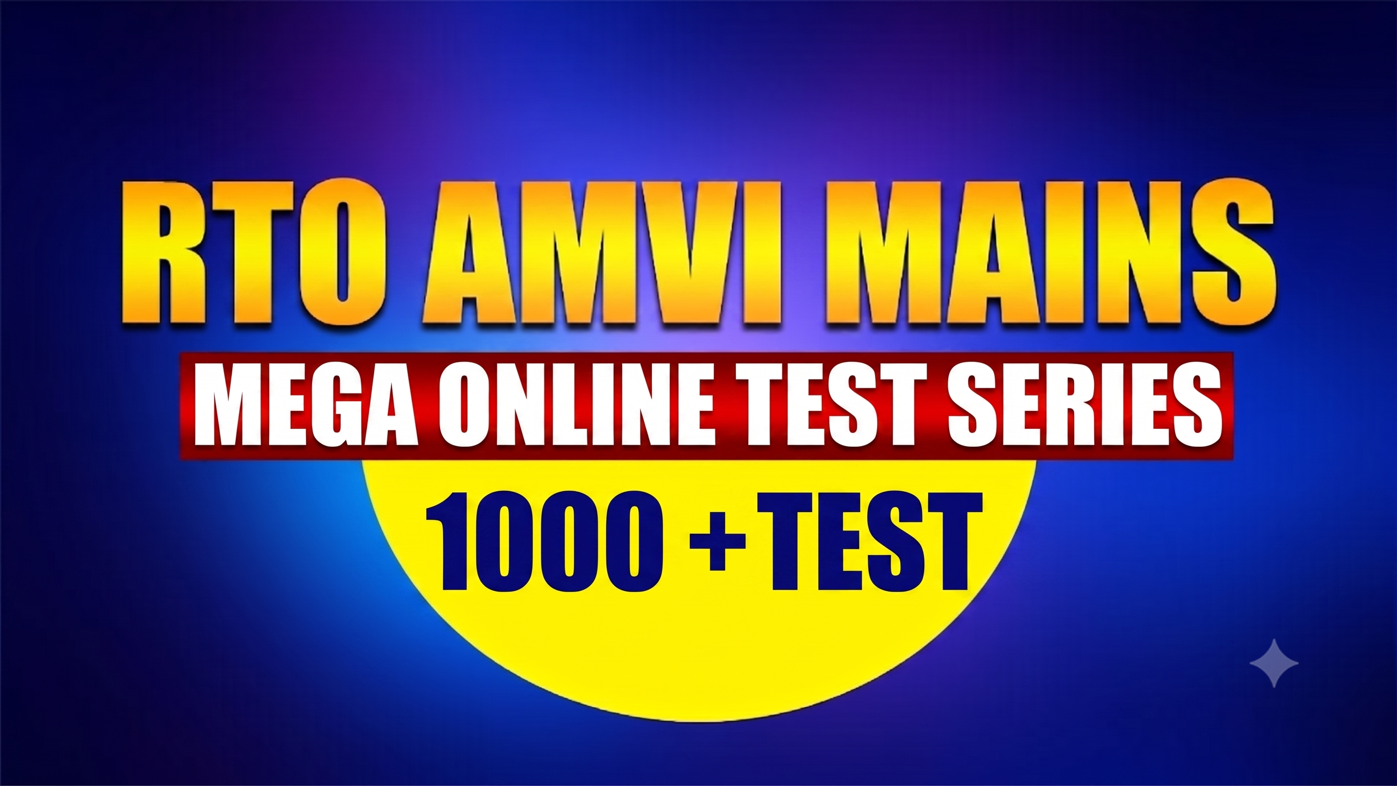RTO AMVI Mains Mega Online Test Series