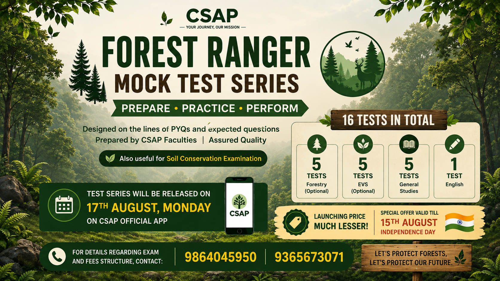 Forest Ranger Mock Test Series 2026