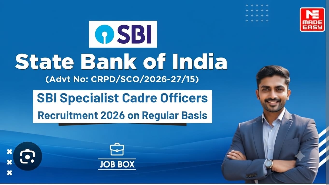 Special Recruitment Drive 2026: SBI Junior Associate Special Recruitment 2026, Apply Online !