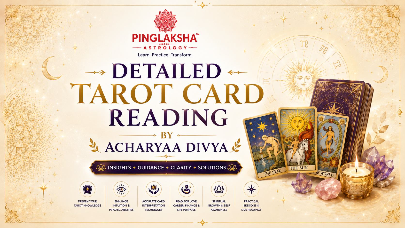 DETAILED TAROT CARD READING - BY ACHARYAA DIVYA 