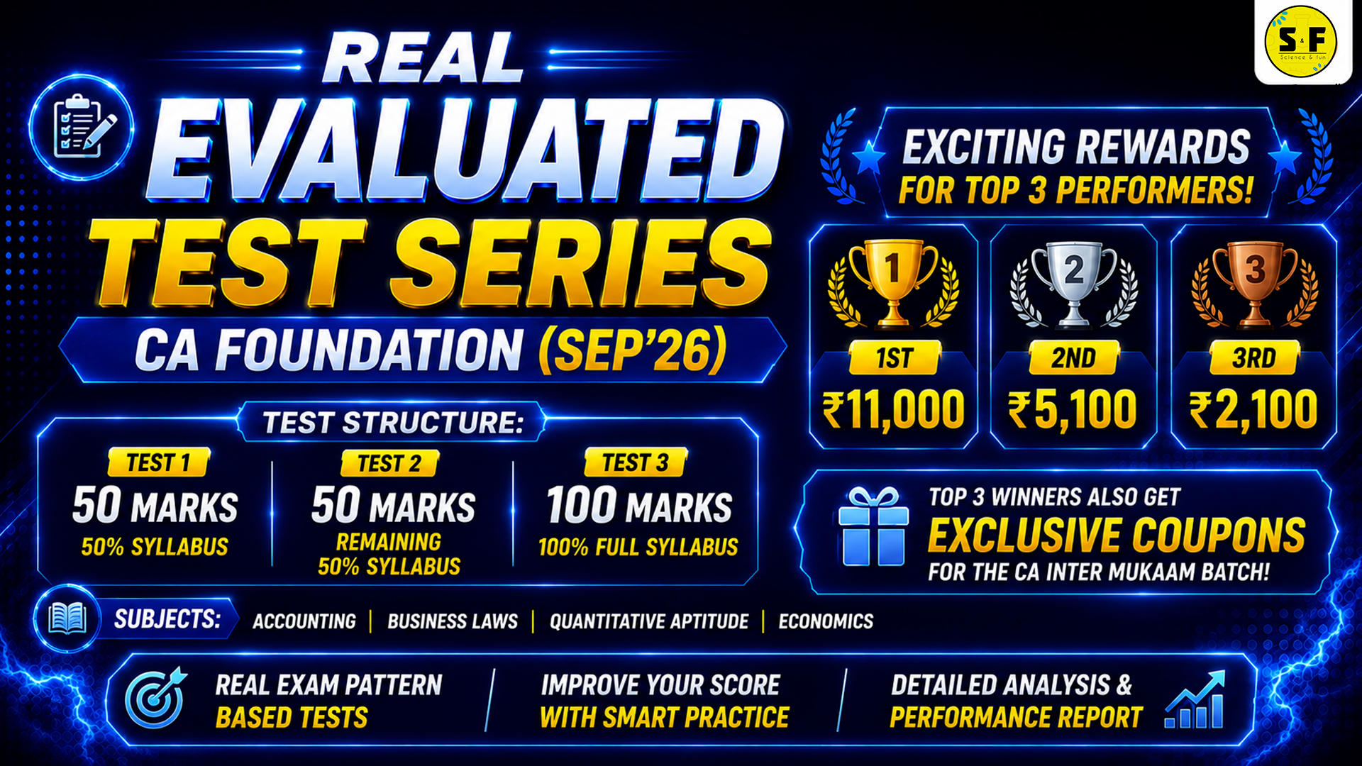 Real Evaluated Test Series for CA September 2026