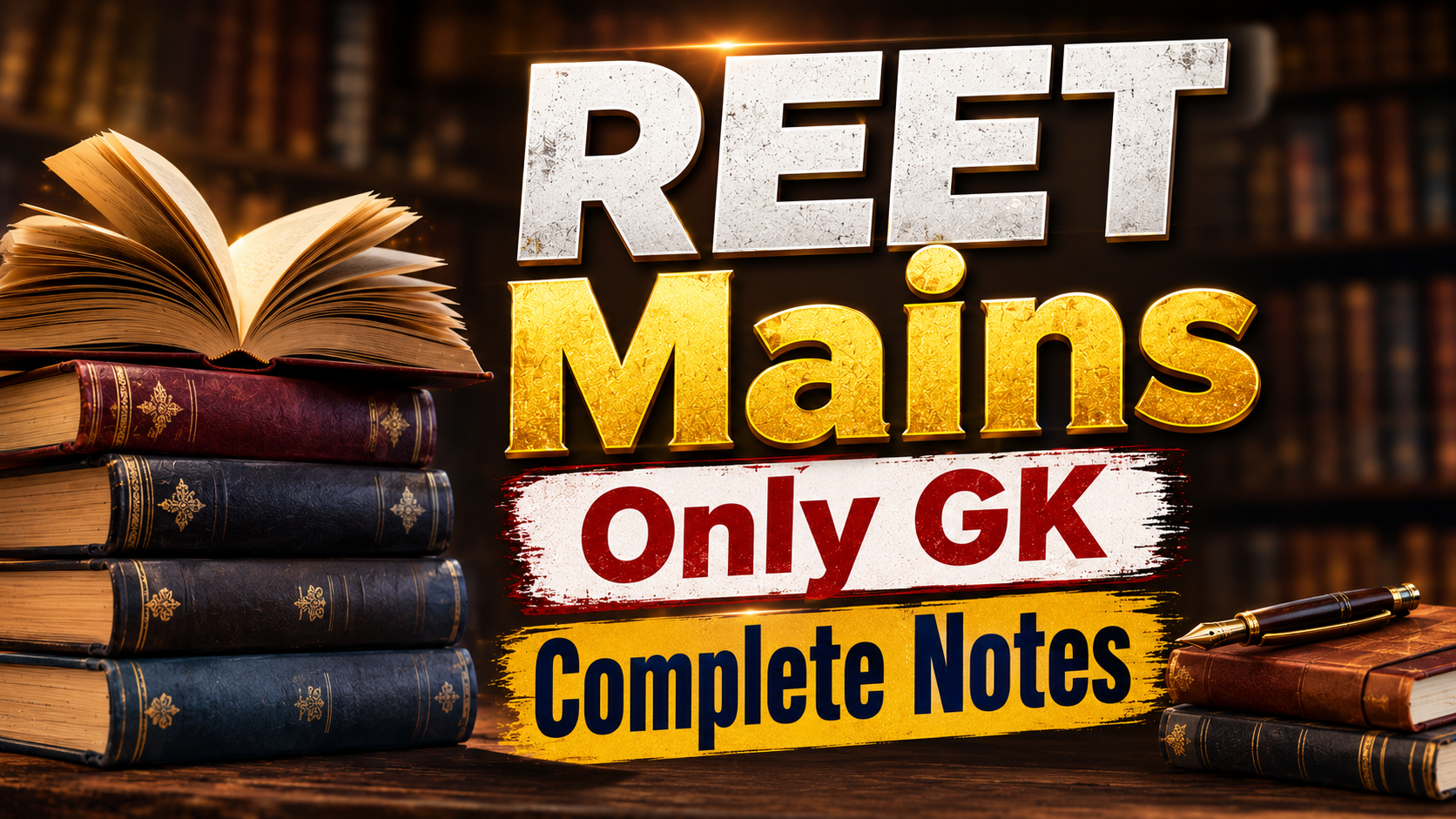 Reet Mains Only GK Classroom Notes