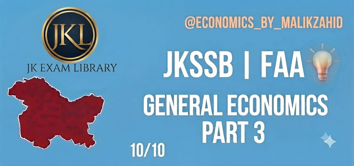 JKSSB Economics Revision Series Part 3 ! Demand Analysis