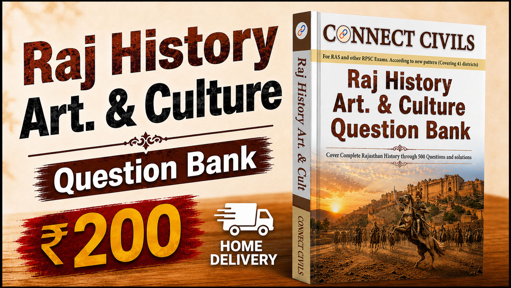 Rajasthan History, Art & Culture Question Bank 2026 (English Medium) Home Delivery