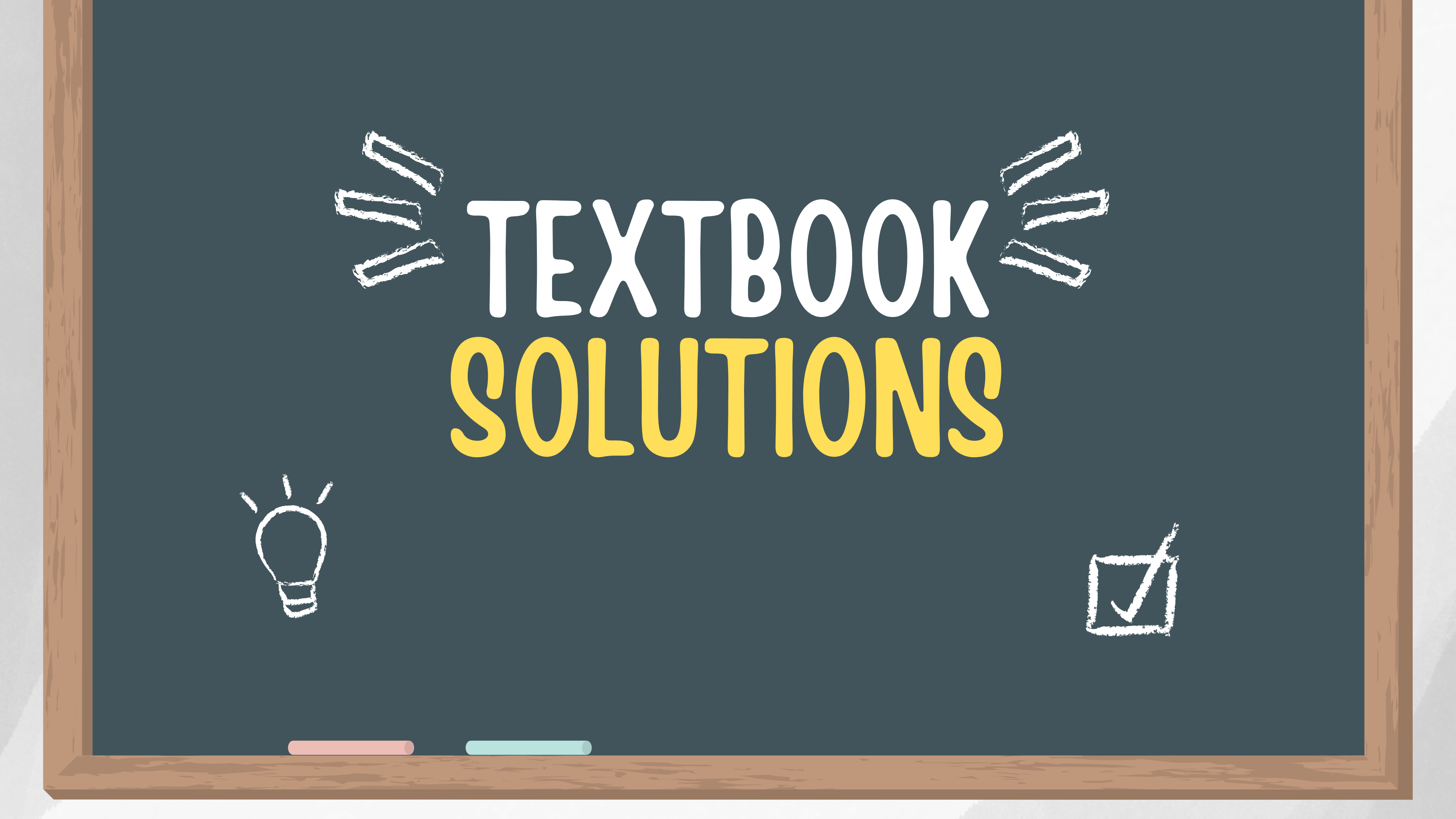 Textbook Solutions