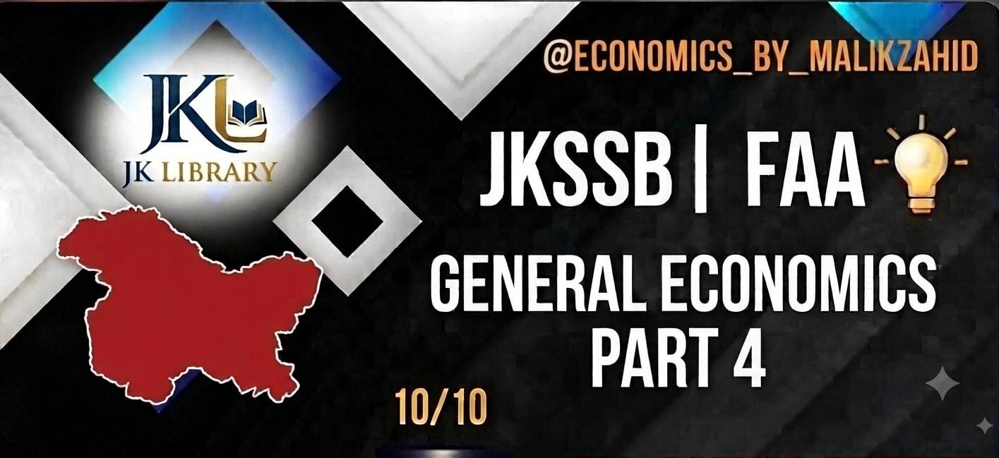 JKSSB Economics Revision Series Part 4! Utility & Marginal Utility/FAA