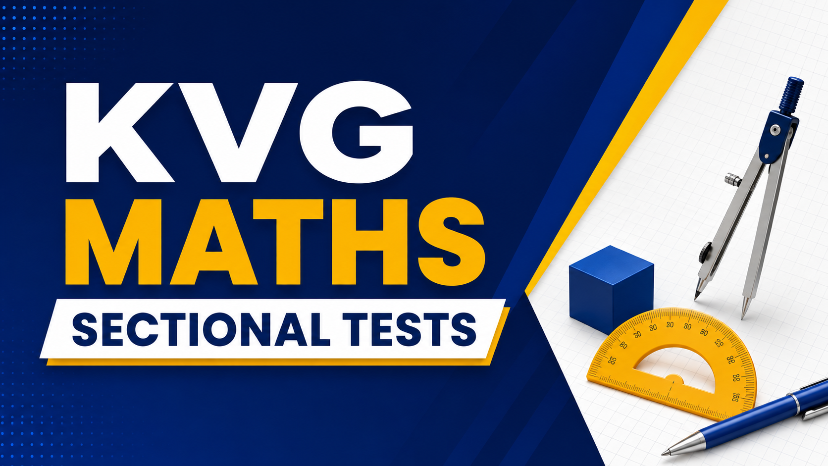 KVG MATHS - SECTIONAL TESTS