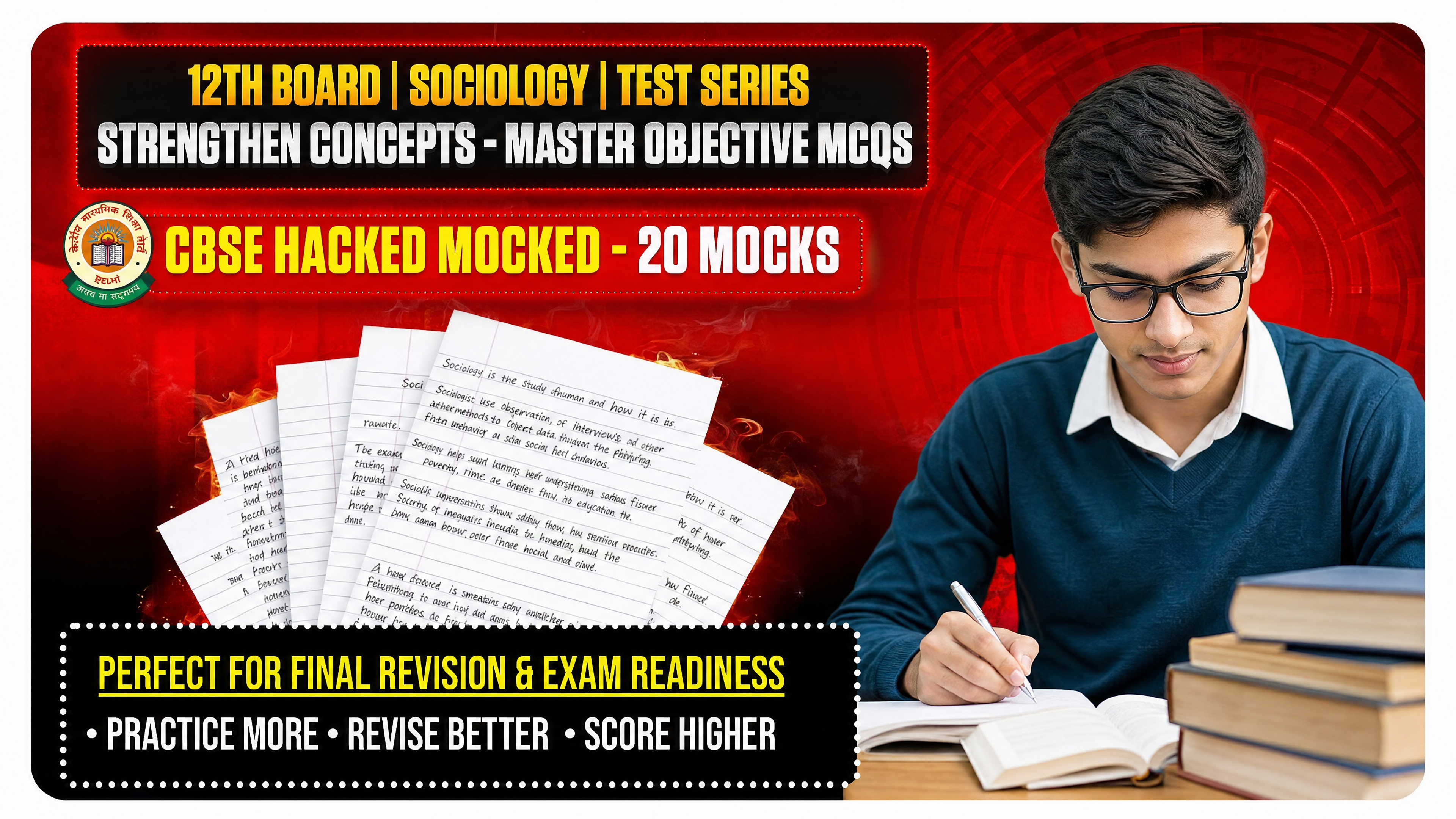 12th Board | Sociology | Test Series