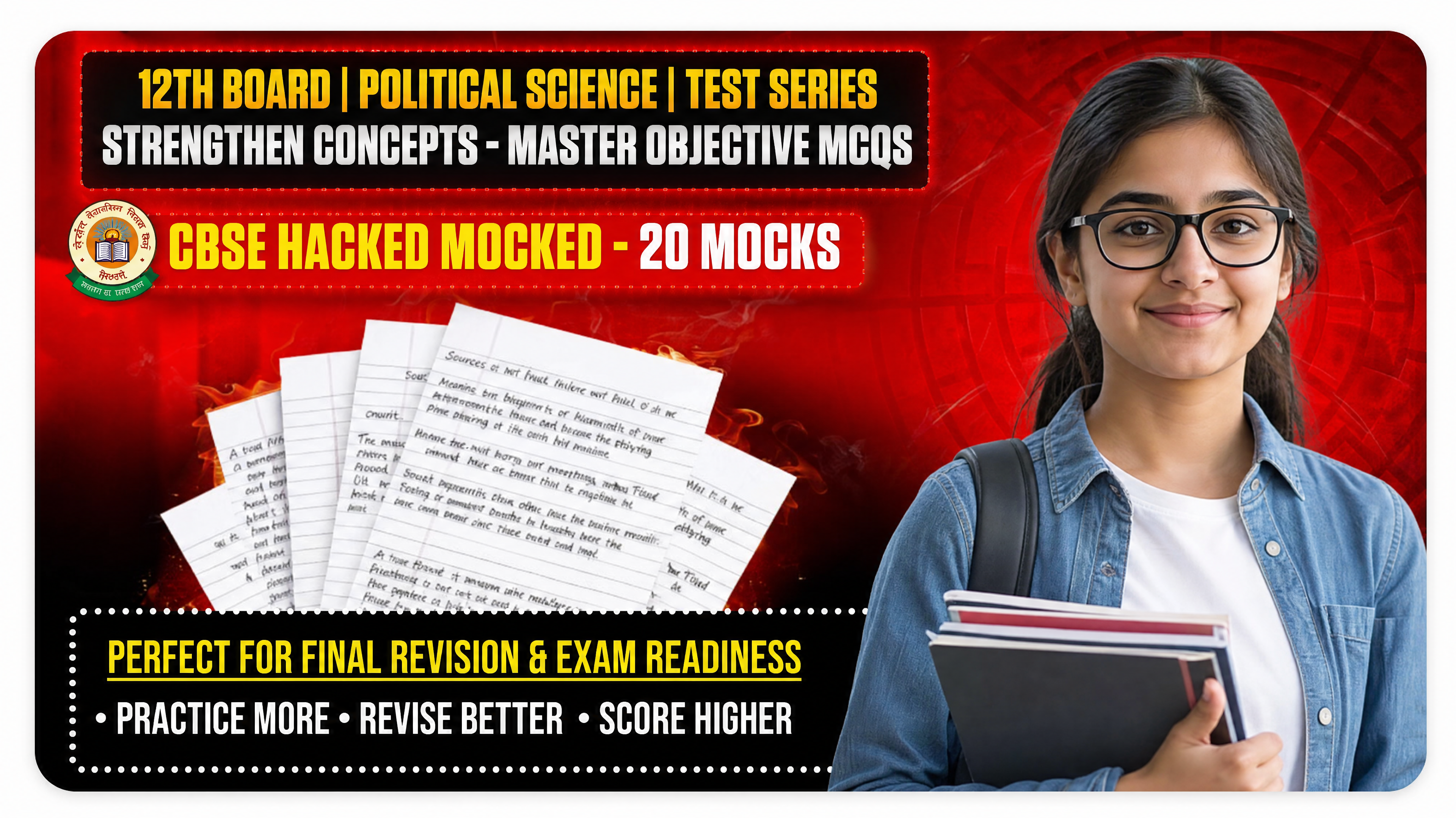 12th Board | Political Science | Test Series