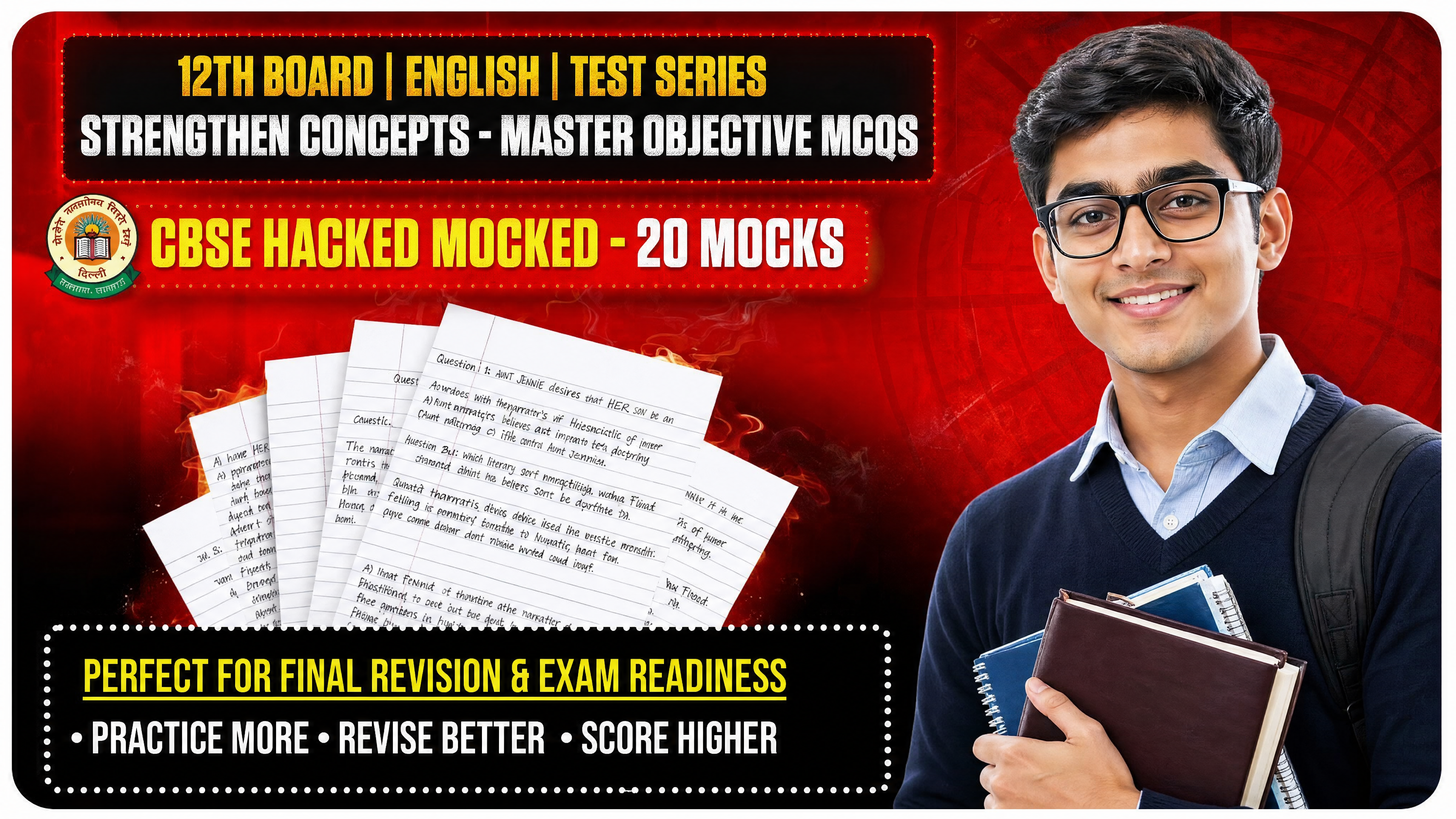12th Board | English | Test Series