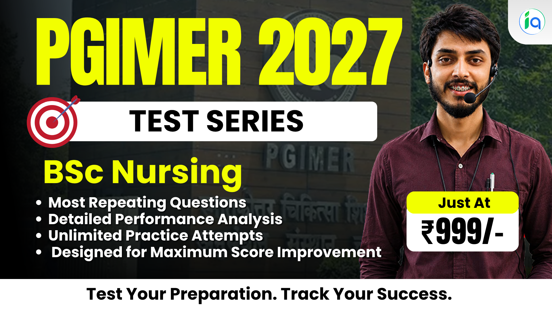 PGIMER B.Sc Nursing 2027 - Test Series