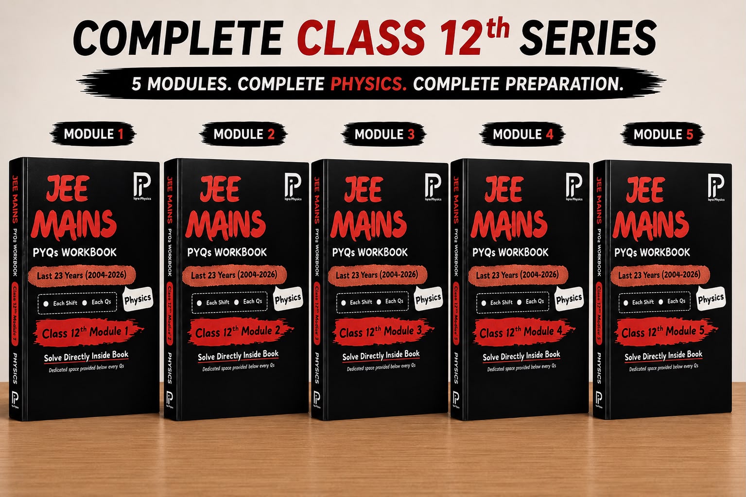 Class 12th JEE MAINS PYQs Workbook (2004-2026)