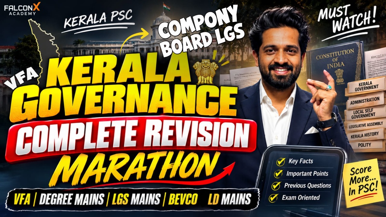 Can You Score 90+? Kerala Governance Important Questions | PSC Special VFA | LGS | Degree | Bevco LD