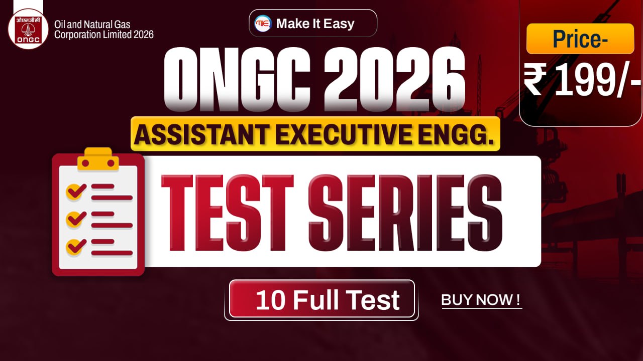 ONGC A.E.E Test Series 2026