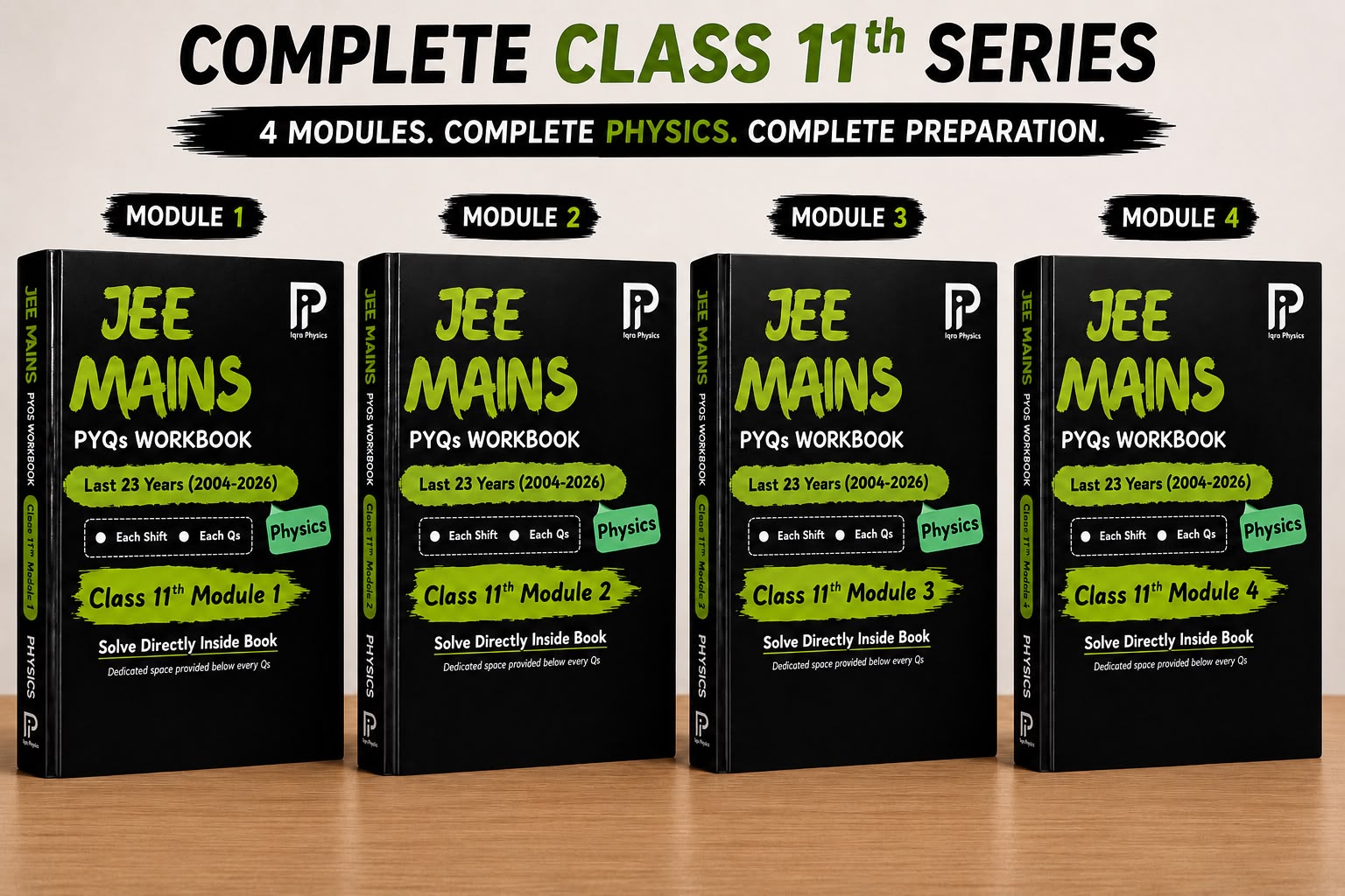 Class 11th JEE MAINS PYQs WorkBook (2004-2026)