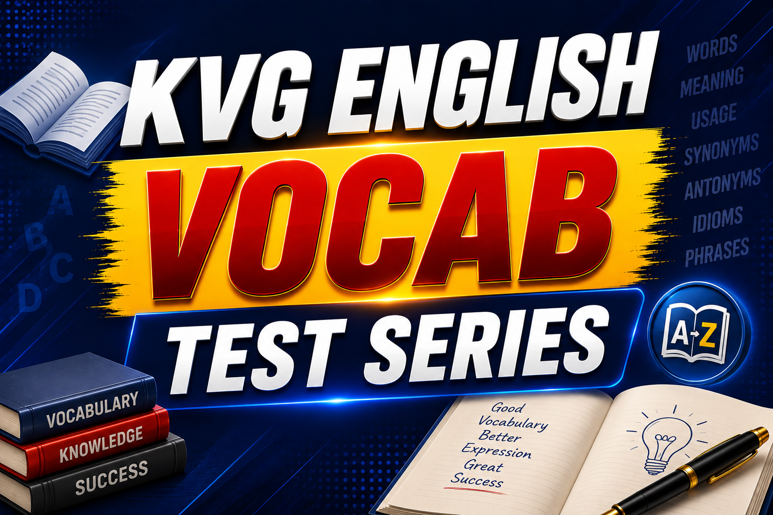 KVG ENGLISH - Vocab Test Series