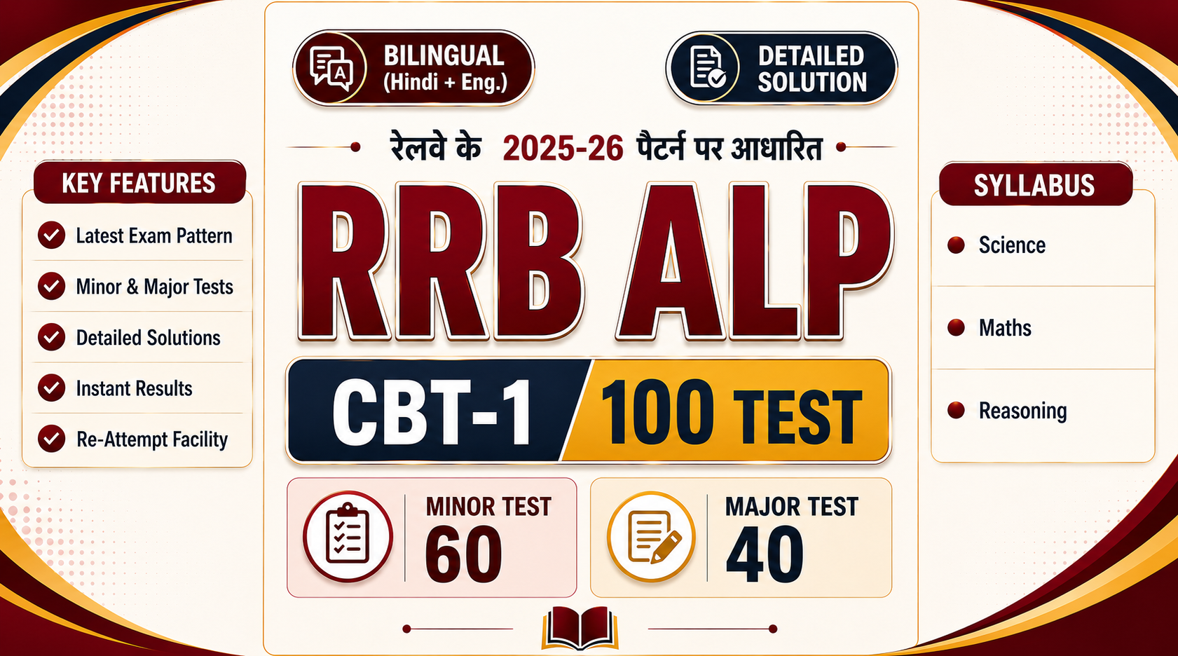 RRB ALP CBT-1 (Code- 3026)