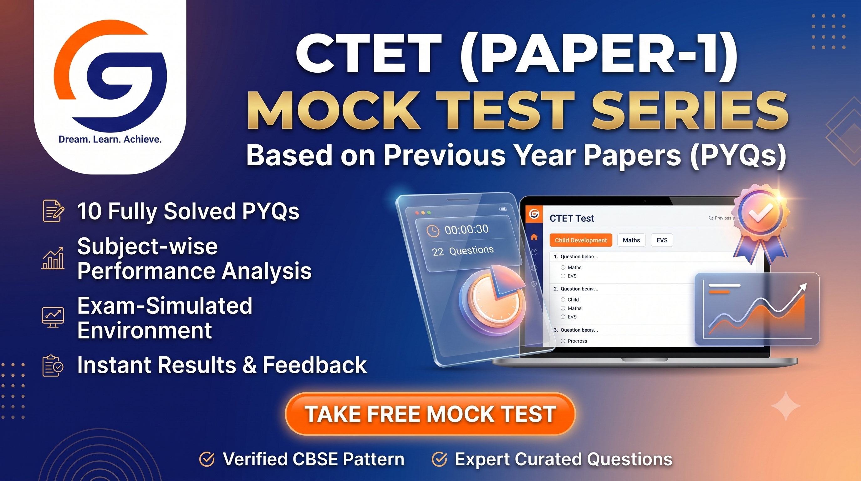 CTET (Paper - 1) Previous Year Papers (PYQs)