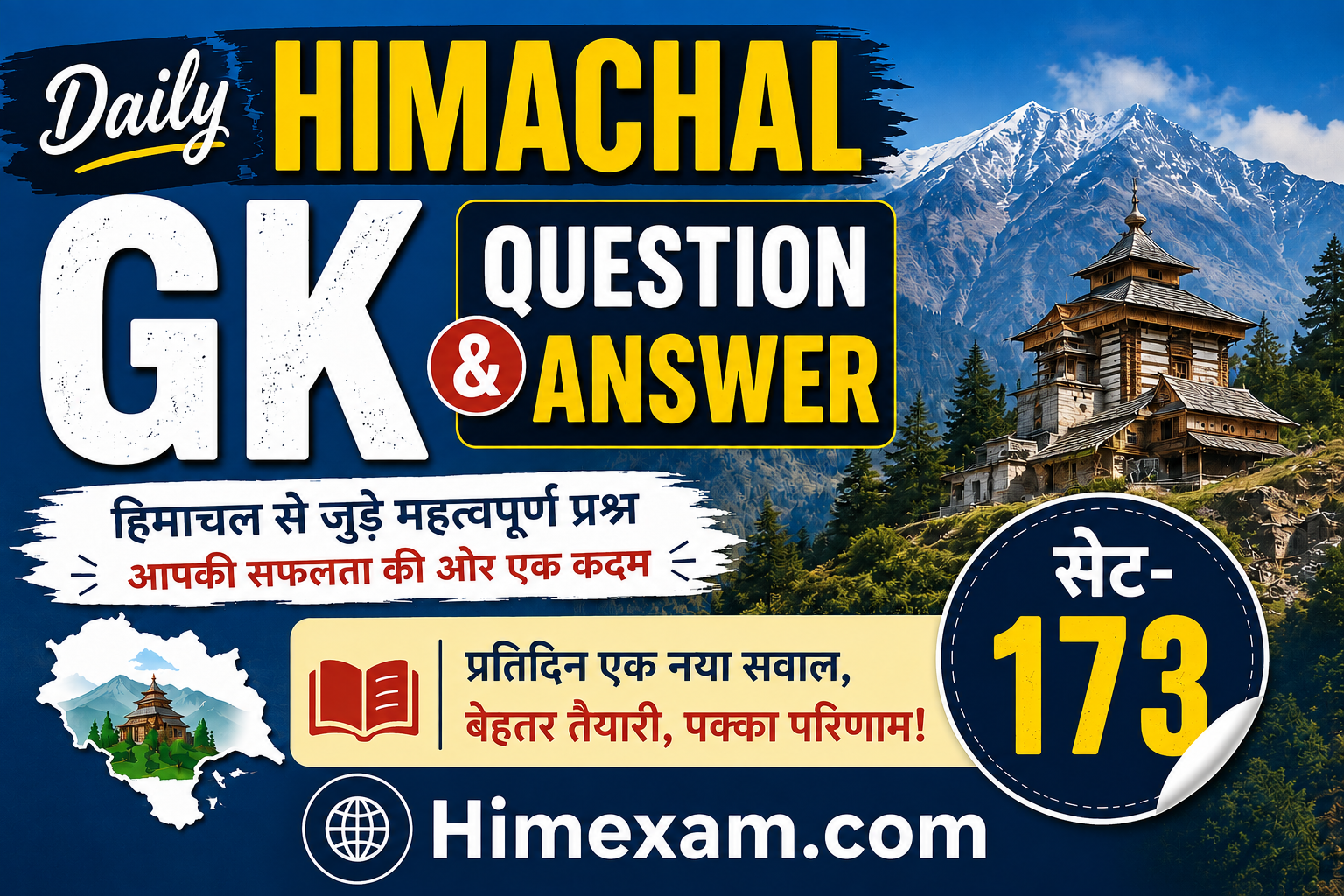 Daily Himachal GK MCQ Quiz-173