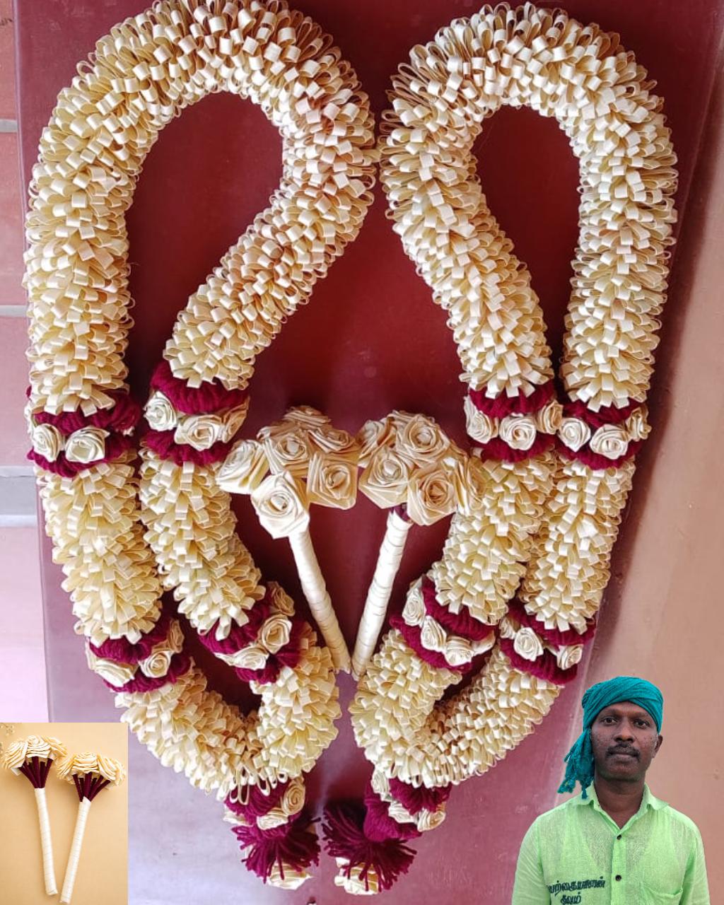 பனை கல்யாண மாலை ( 30 Inch ) - Palm Tree Wedding Garland