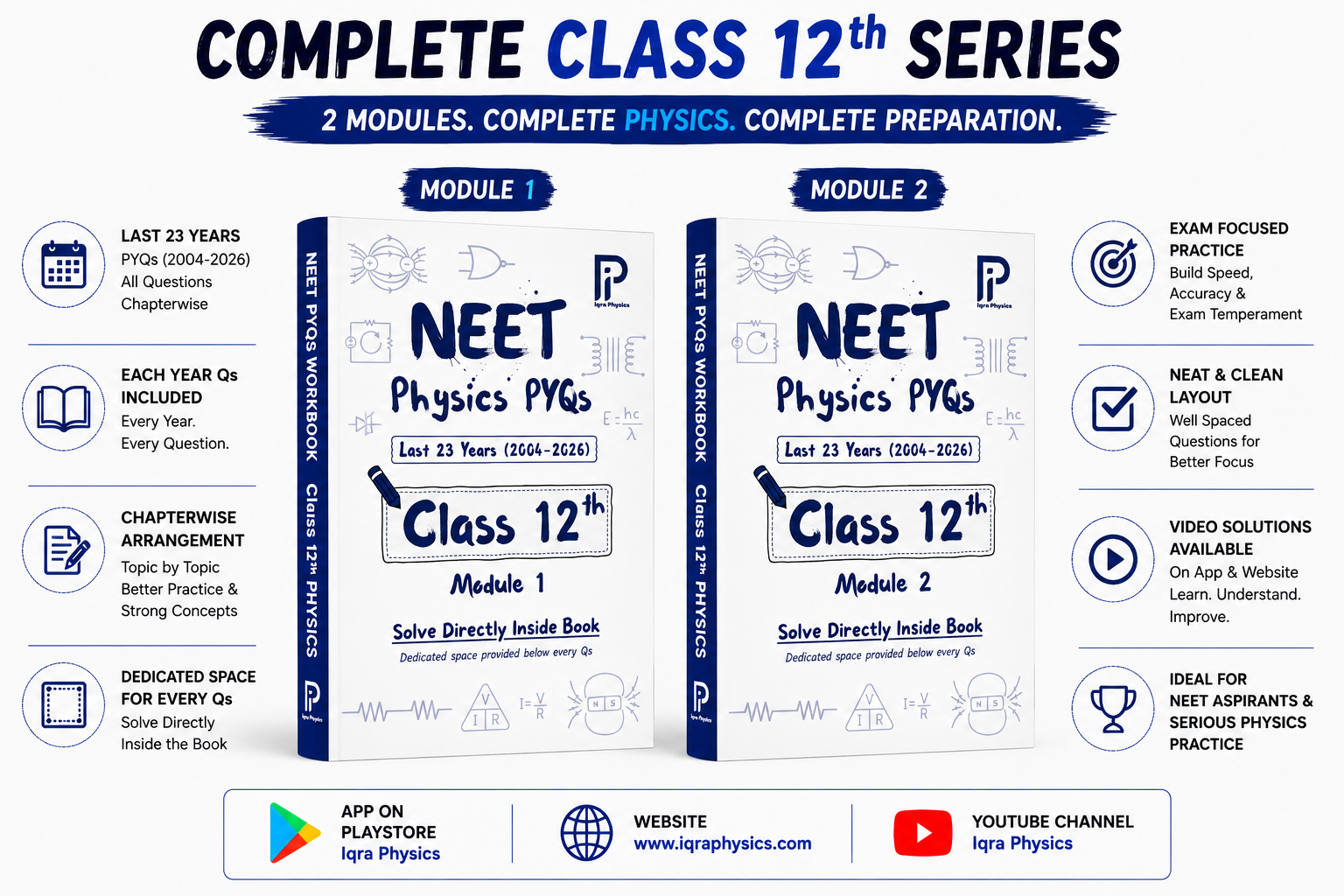 Class 12th NEET PYQ Workbook (2004-2026)