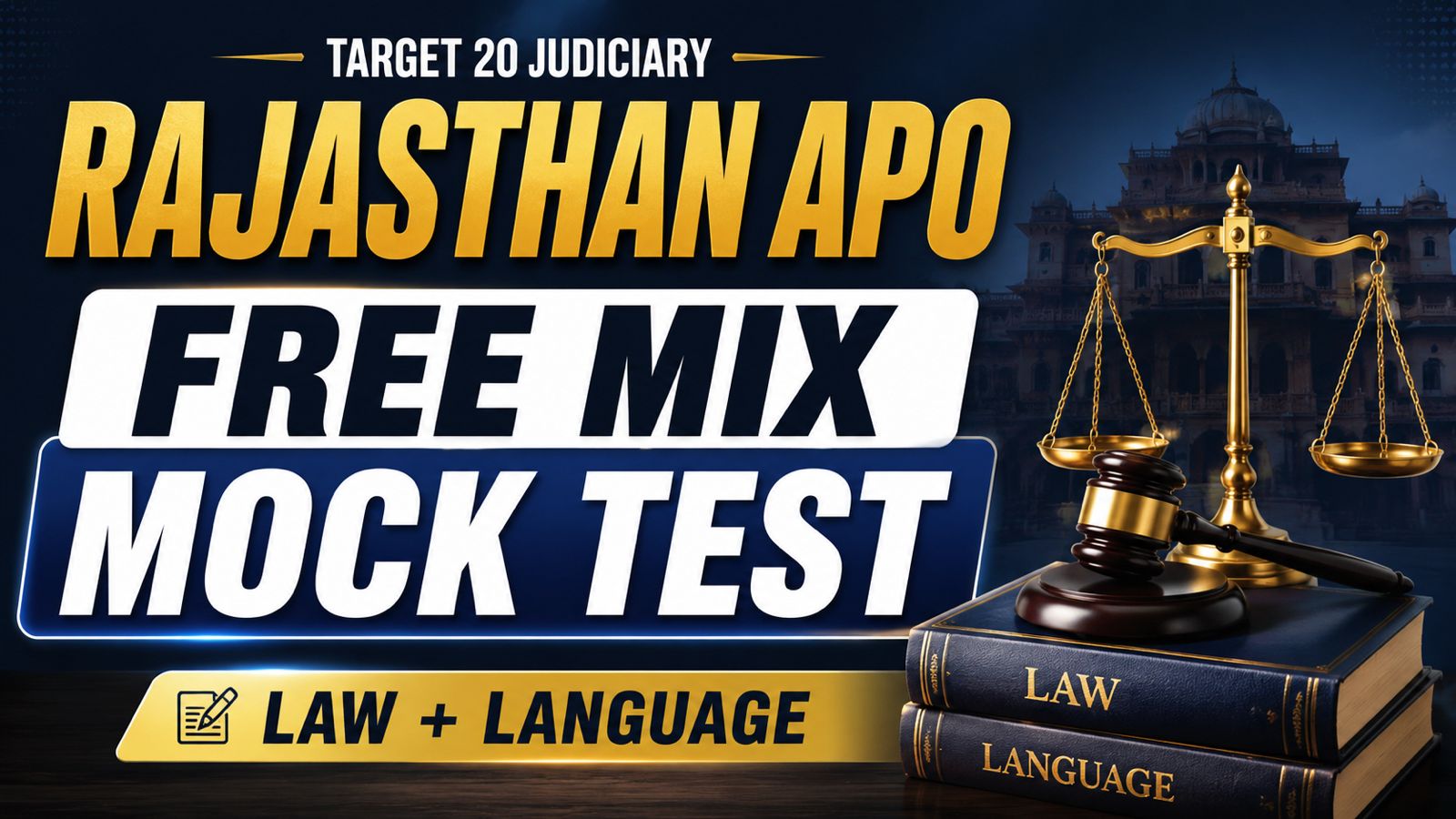 Rajasthan APO Full Length Mix Mock - 2