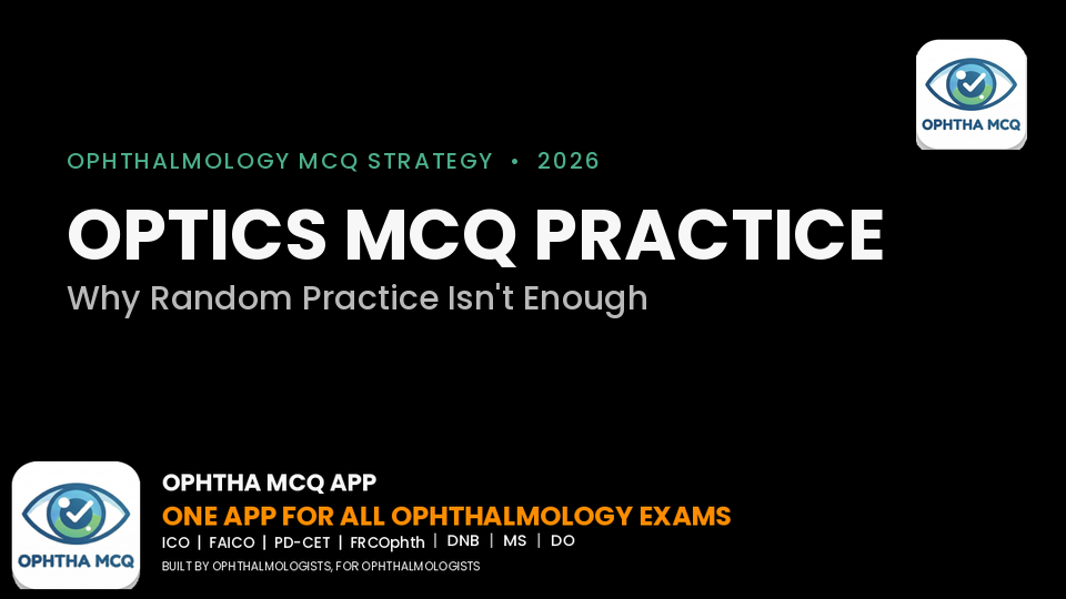 ICO Part A Optics & Refraction MCQs: Why Random Practice Isn't Enough