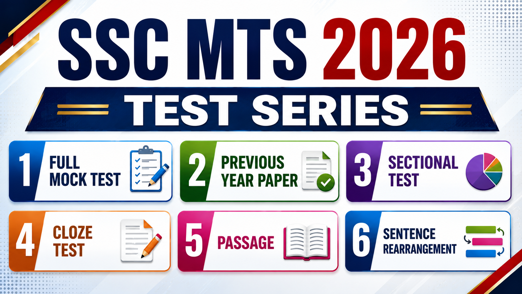 SSC MTS 2026 - Free Weekly Test Series
