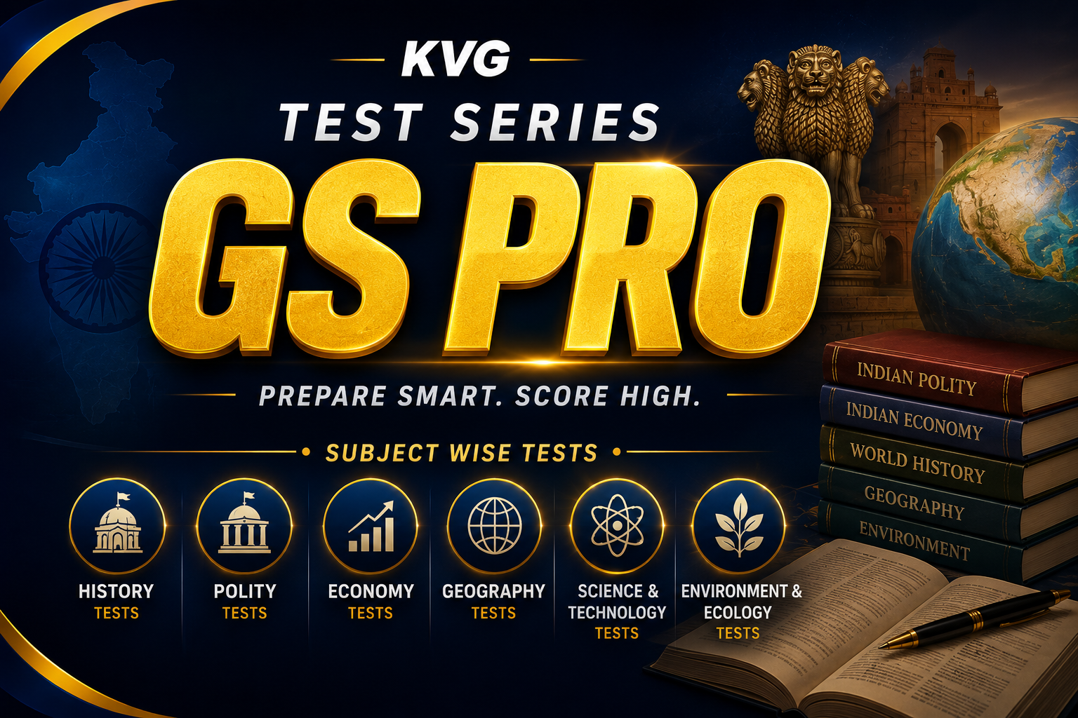 KVG GS - PRO Subject-Wise Test Series