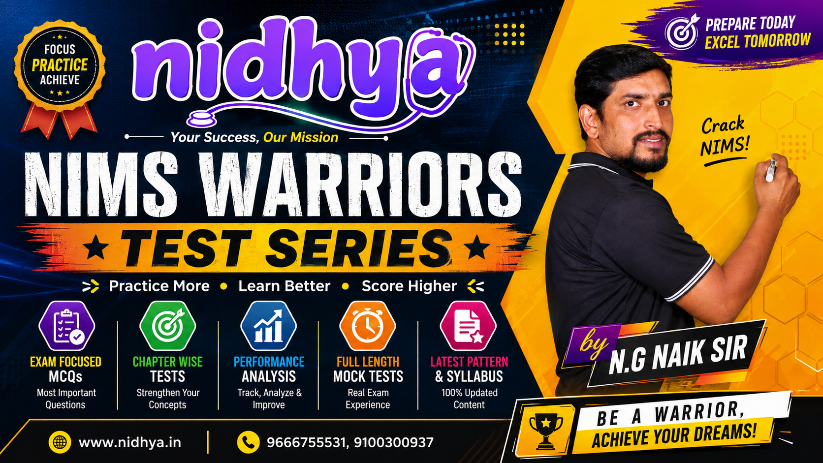 NIMS WARRIORS – Test Series 2026