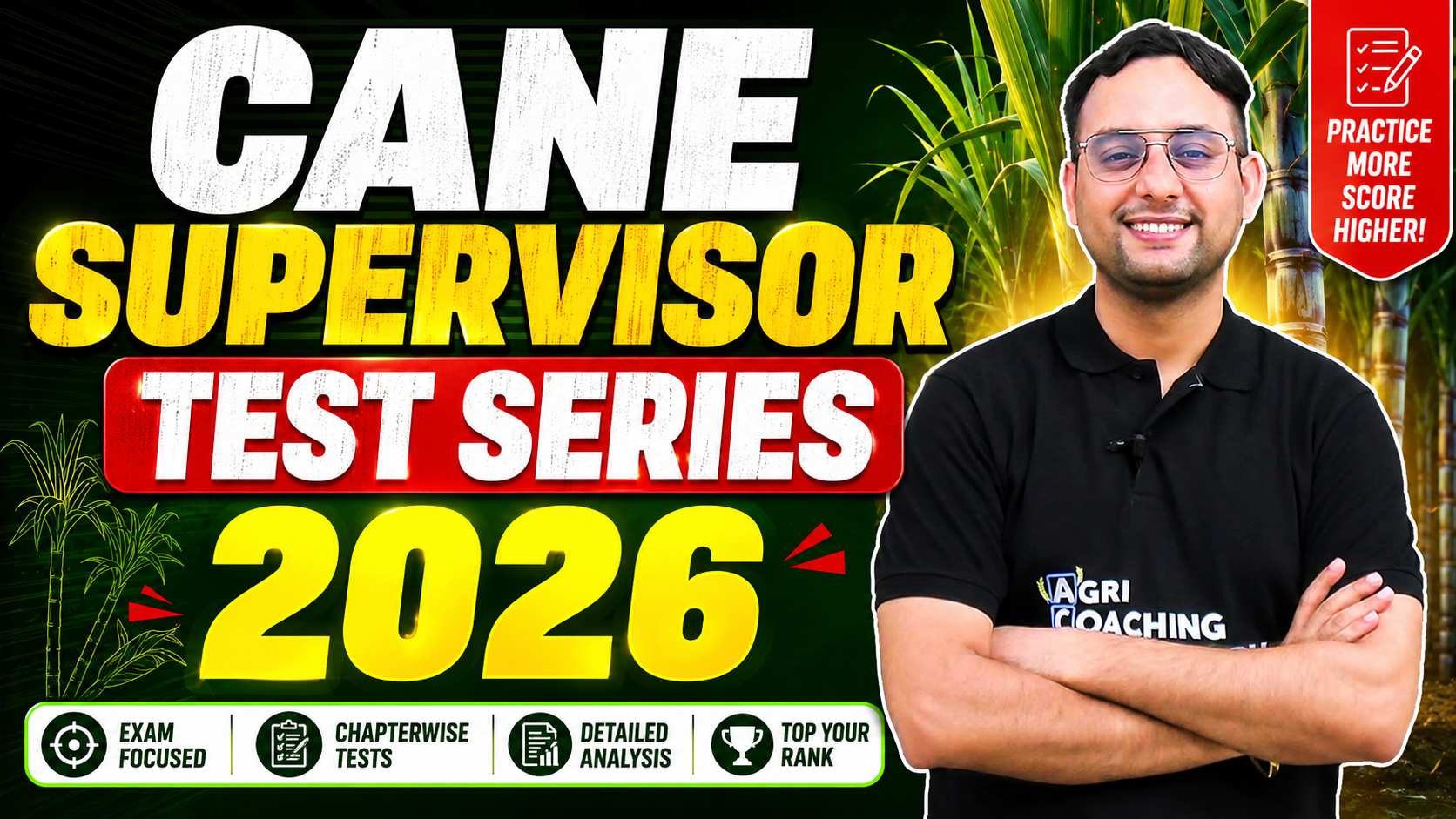 Cane Supervisor Test Series 2026