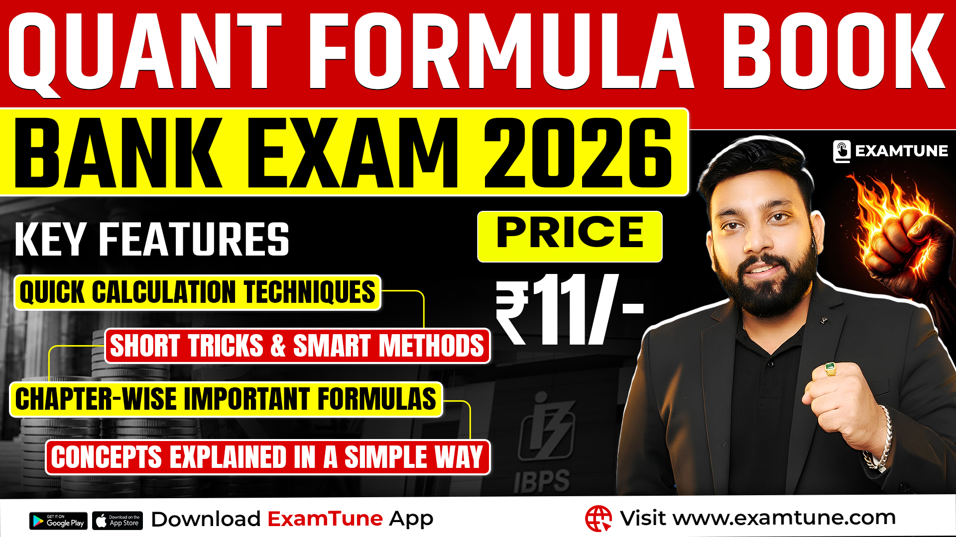 Quant Formula Book for Bank Exam 2026 | Chapter-Wise Important Formulas & Short Tricks