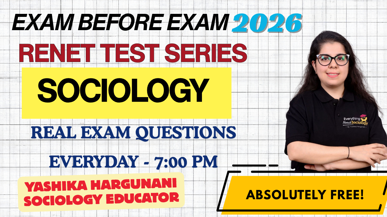 RENET SOCIOLOGY 2026-2027: EXAM BEFORE EXAM SERIES