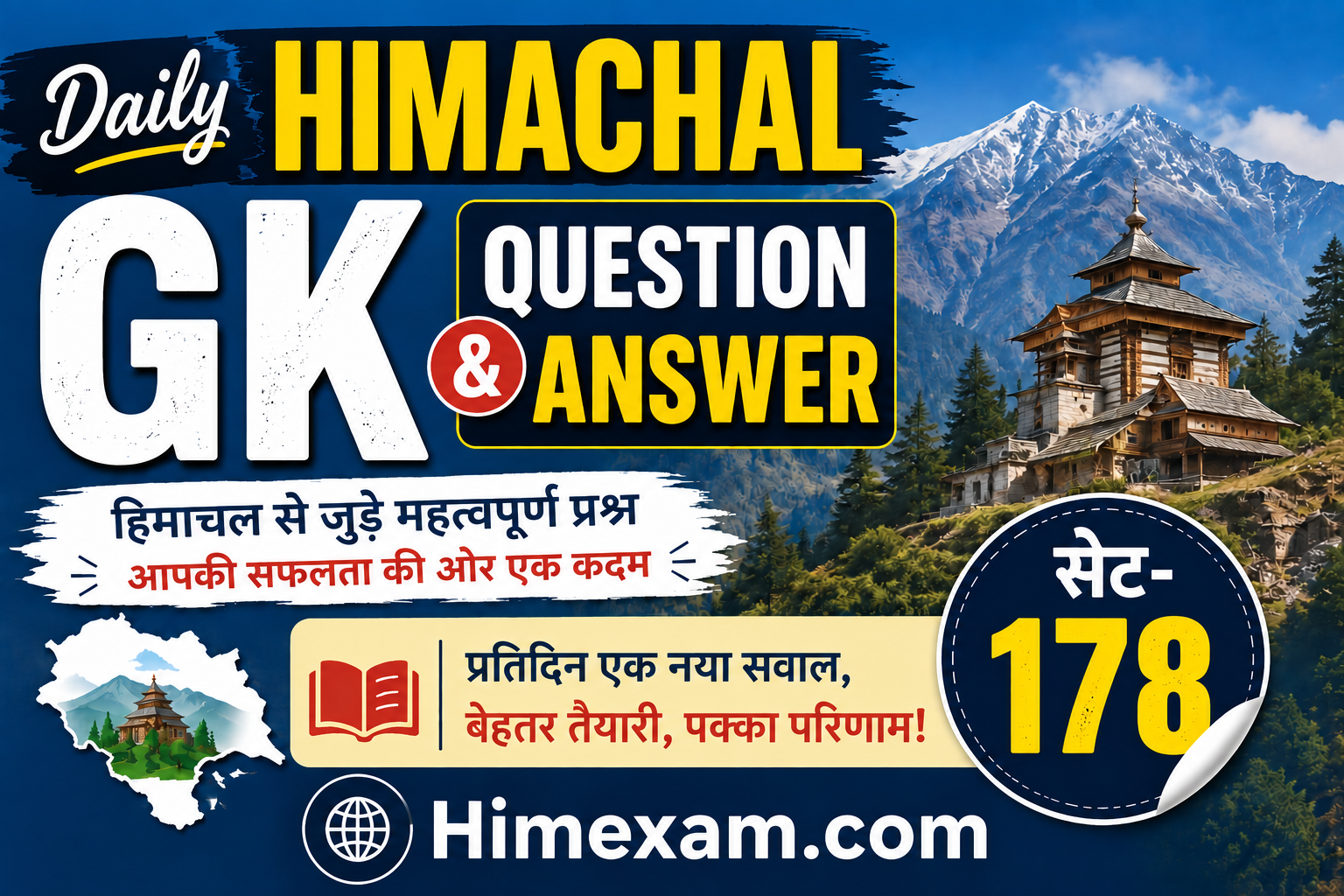 Daily Himachal GK MCQ Quiz-178