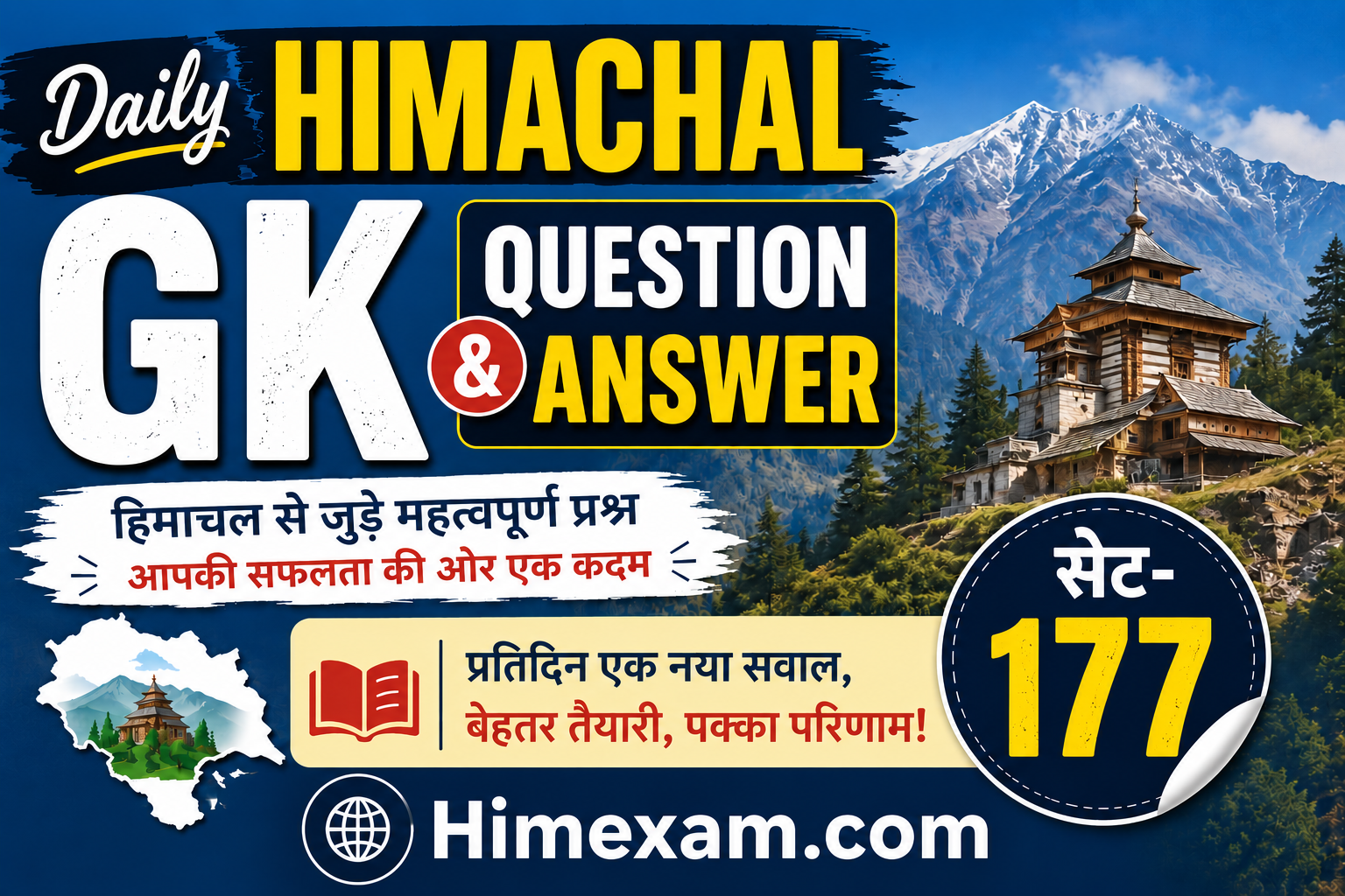 Daily Himachal GK MCQ Quiz-177